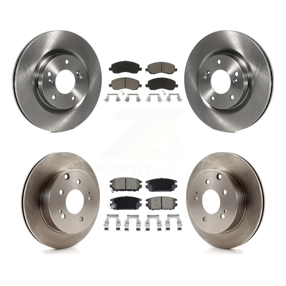 Disc Brake Rotors And Ceramic Pads Front Rear Kit For Mitsubishi Eclipse Galant