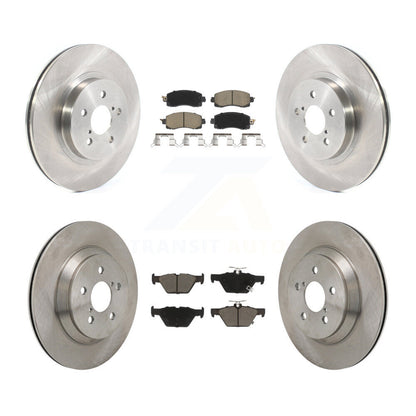 Disc Brake Rotors And Ceramic Pads Front Rear Kit For Subaru Crosstrek