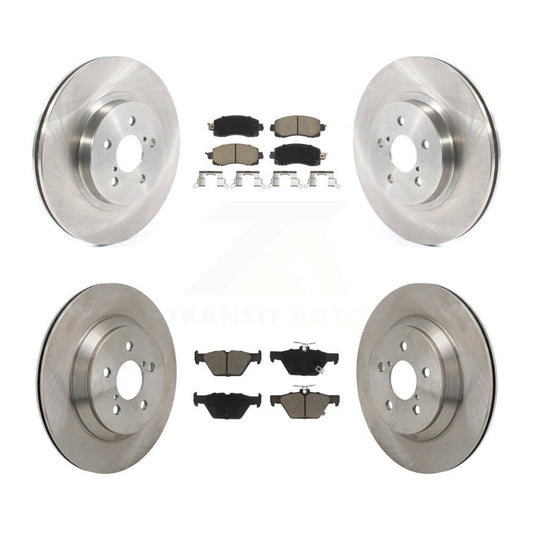 Disc Brake Rotors And Ceramic Pads Front Rear Kit For Subaru Crosstrek