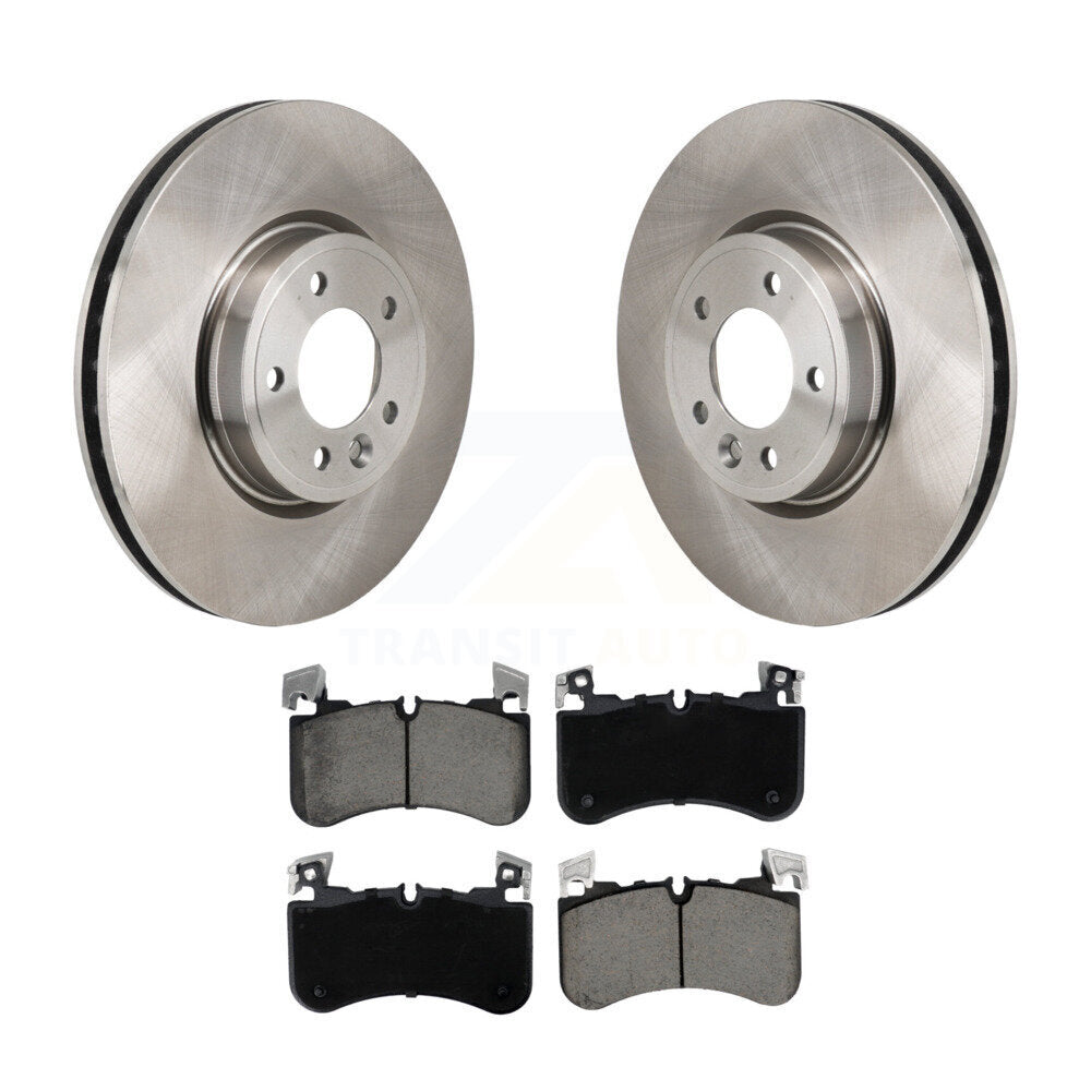 Disc Brake Rotors And Ceramic Pads Front Kit For Land Rover Range Sport