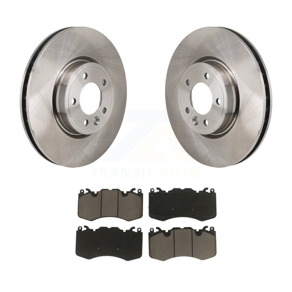 Disc Brake Rotors And Ceramic Pads Front Kit For Land Rover Range Sport