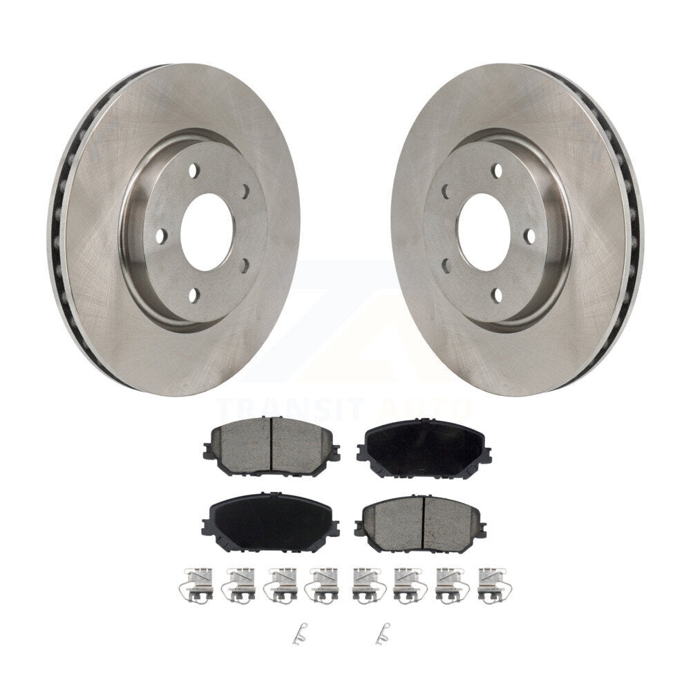 Disc Brake Rotors And Ceramic Pads Front Kit For Nissan Rogue