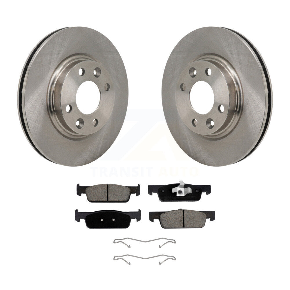 Disc Brake Rotors And Ceramic Pads Front Kit For Smart Fortwo EQ fortwo