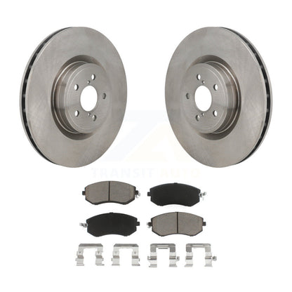 Brake Rotors Ceramic Pad Front Kit For 2019 Toyota 86 Base GT With Brembo Brakes