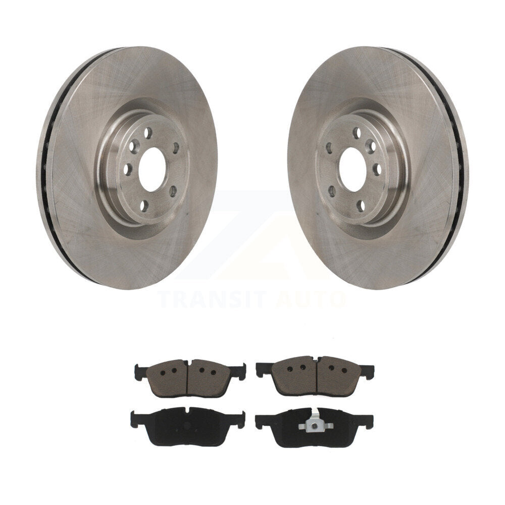 Brake Rotor & Ceramic Pad Front Kit For Land Rover Discovery Sport Jaguar E-Pace