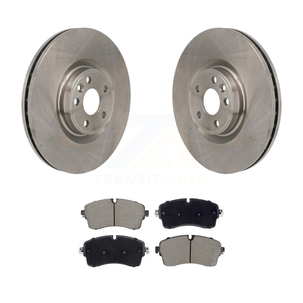 Disc Brake Rotor Ceramic Pad Front Kit For Land Rover Range Evoque Jaguar E-Pace
