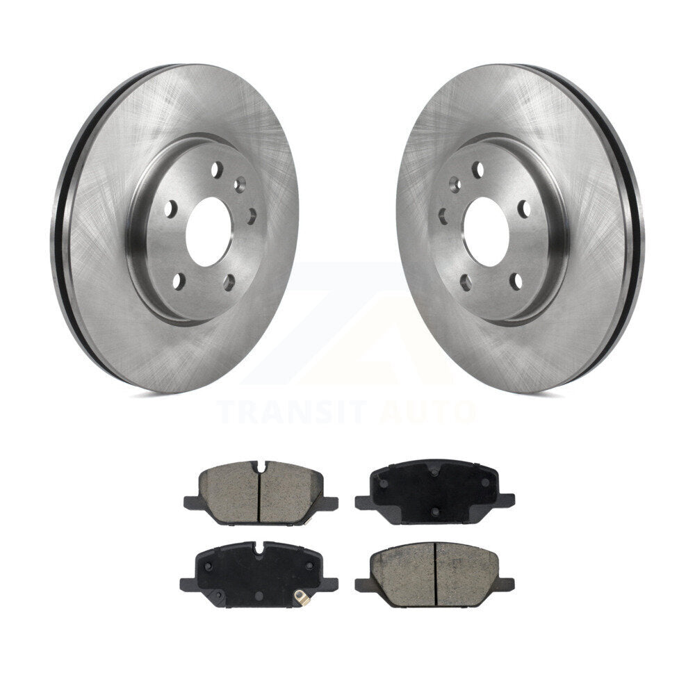 Disc Brake Rotors And Ceramic Pads Front Kit For Buick Envision Cadillac XT4