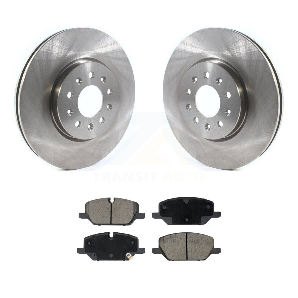 Disc Brake Rotors And Ceramic Pads Front Kit For Chevrolet Equinox GMC Terrain