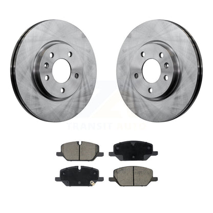 Disc Brake Rotors And Ceramic Pads Front Kit For GMC Terrain