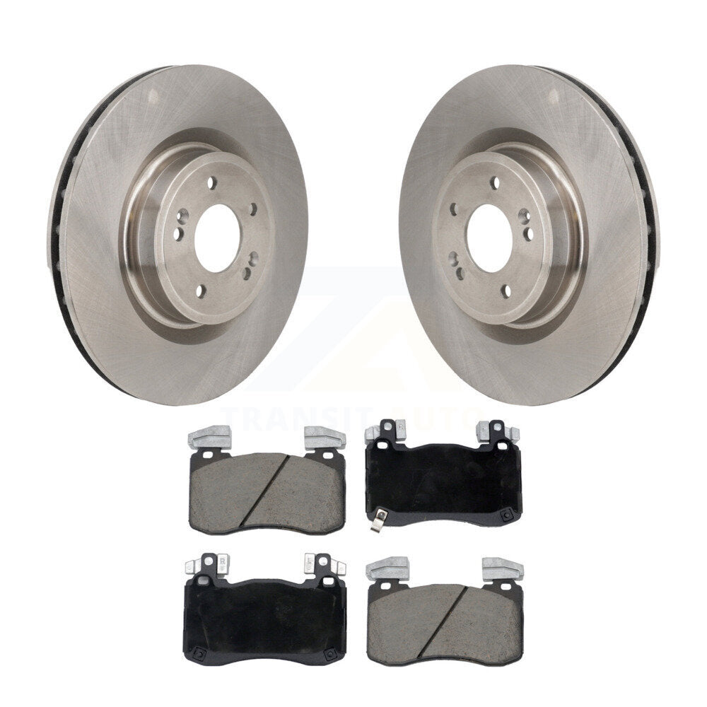 Disc Brake Rotors And Ceramic Pads Front Kit For Genesis G70 Kia Stinger