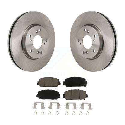 Disc Brake Rotors And Ceramic Pads Front Kit For 2017-2021 Honda Clarity