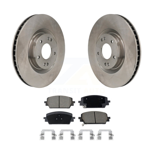 Disc Brake Rotor And Ceramic Pad Front Kit For Hyundai Santa Fe Kia Sorento Cruz
