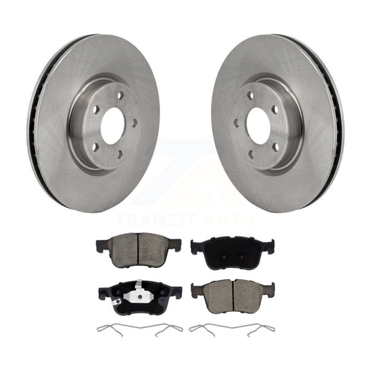 Brake Rotor & Ceramic Pad Front Kit For Ford Escape Bronco Sport Lincoln Corsair