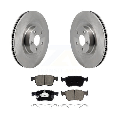 Disc Brake Rotors And Ceramic Pads Front Kit For 2022-2023 Ford Maverick