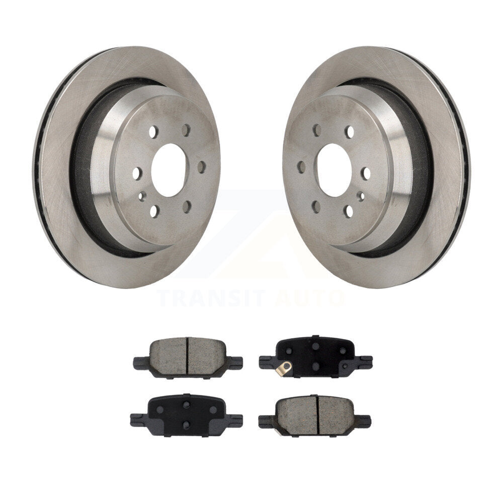 Brake Rotor And Ceramic Pad Rear Kit For 2021-2022 Chevrolet Colorado GMC Canyon