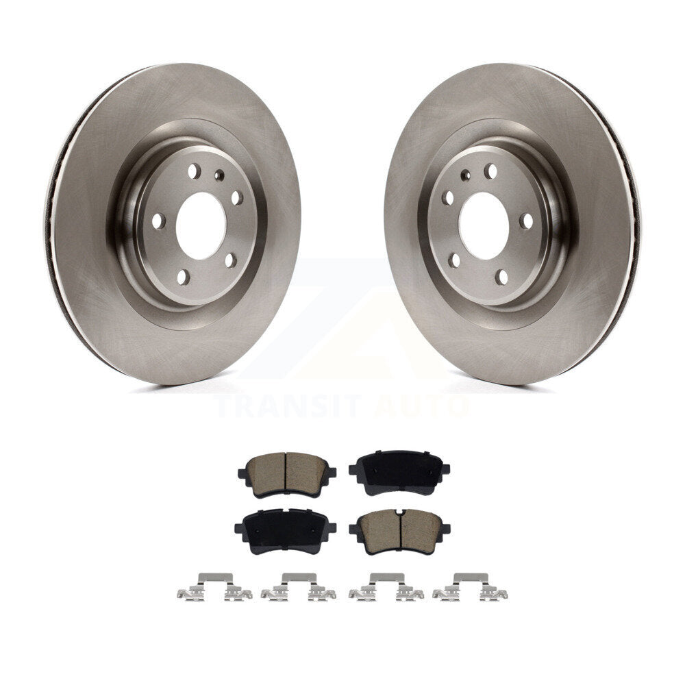 Brake Rotor Ceramic Pad Rear Kit For Audi Q5 Sportback A5 A4 Quattro S5 SQ5 PHEV