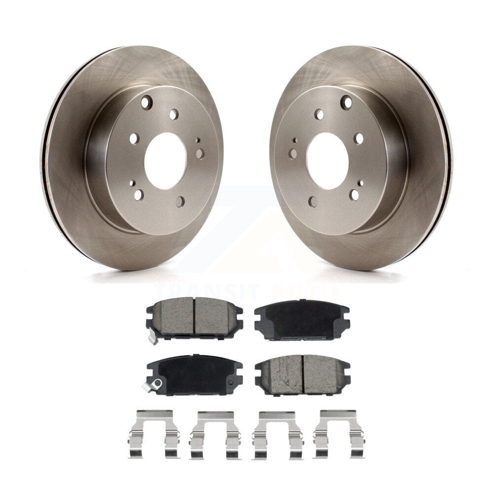 Disc Brake Rotors And Ceramic Pads Rear Kit For Mitsubishi Eclipse Galant