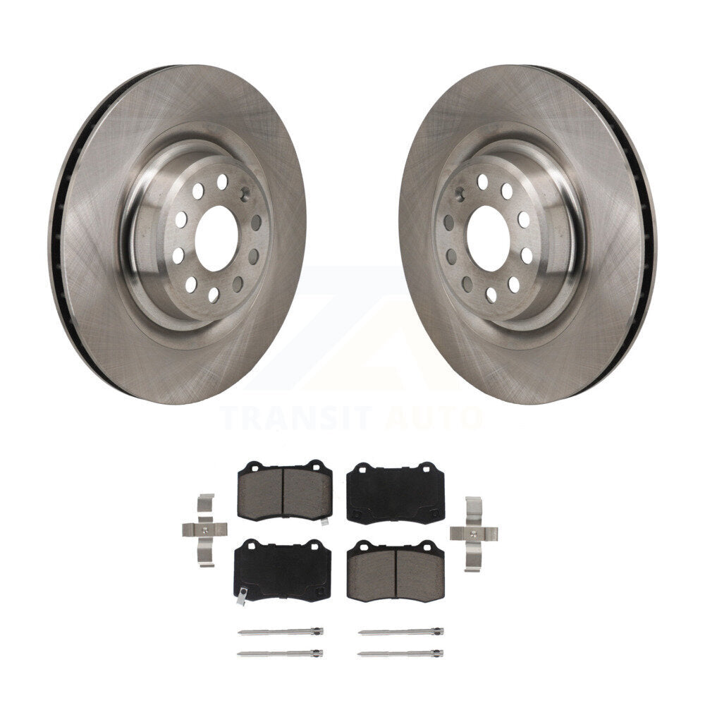 Disc Brake Rotors And Ceramic Pads Rear Kit For Tesla S