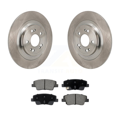 Brake Rotor Ceramic Pad Rear Kit For Hyundai Ioniq 5 Genesis Kia EV6 GV70 6 GV60
