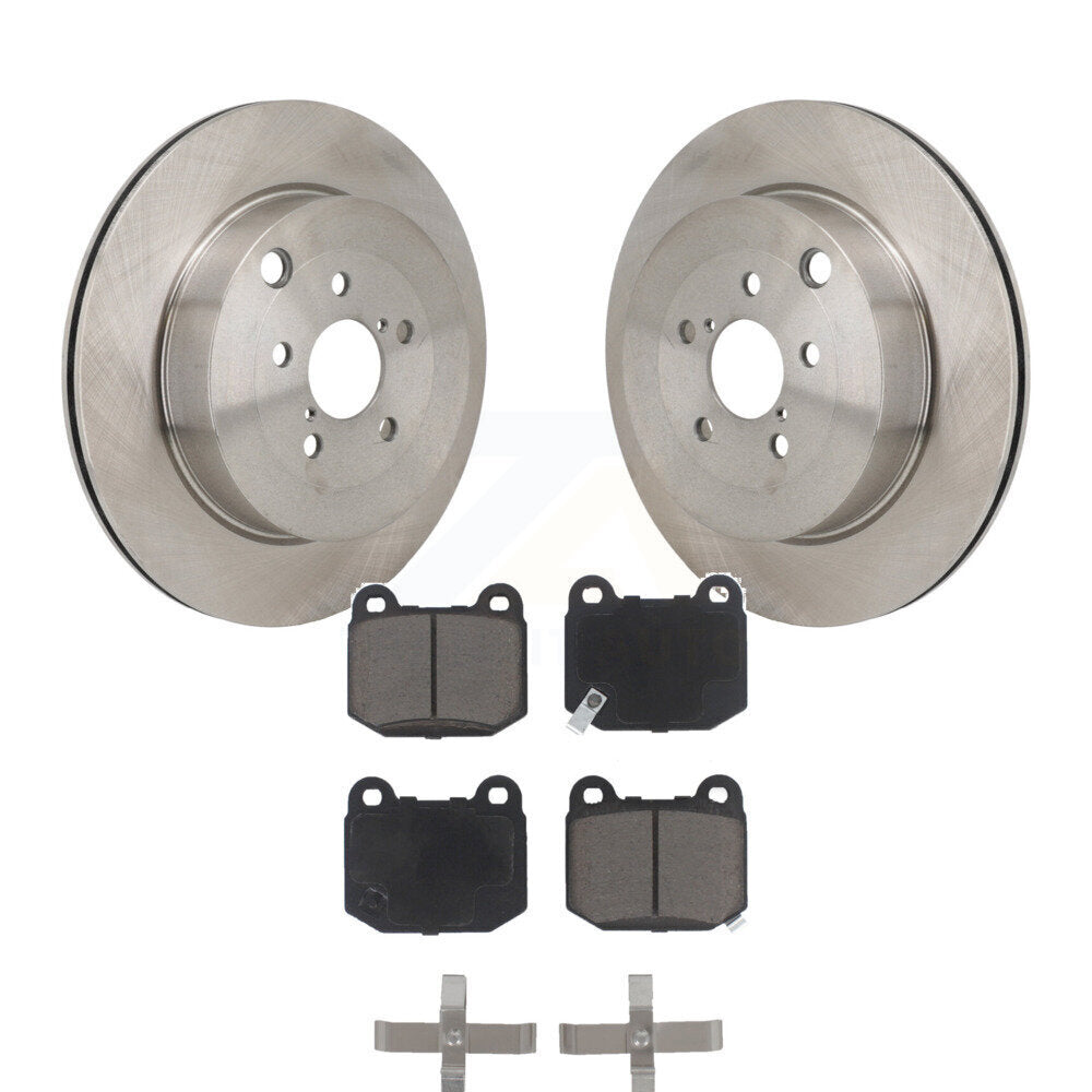Brake Rotor And Ceramic Pad Rear Kit For Subaru BRZ Toyota 86 With Brembo Brakes