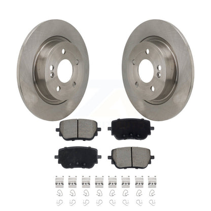 Brake Rotors Ceramic Pad Rear Kit For 19-22 Mercedes-Benz A220 With Sport Brakes