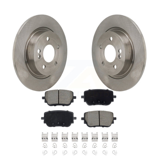 Brake Rotors Ceramic Pad Rear Kit For 19-22 Mercedes-Benz A220 With Sport Brakes