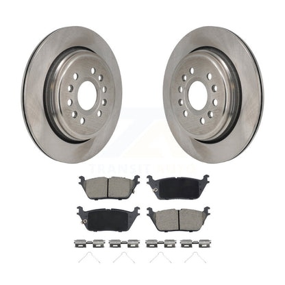 Disc Brake Rotors And Ceramic Pads Rear Kit For Ram 1500 Jeep Wagoneer Grand L