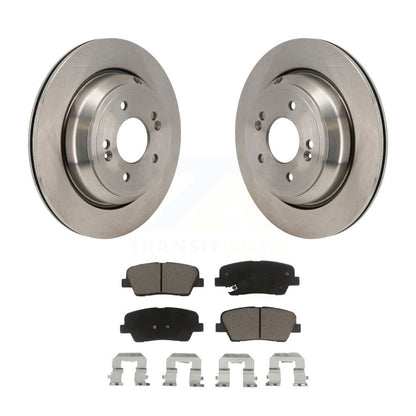 Disc Brake Rotors And Ceramic Pads Rear Kit For Hyundai Equus Kia K900