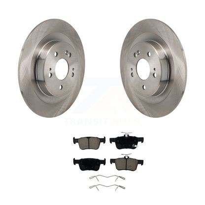 Disc Brake Rotors And Ceramic Pads Rear Kit For 2021-2023 Acura TLX