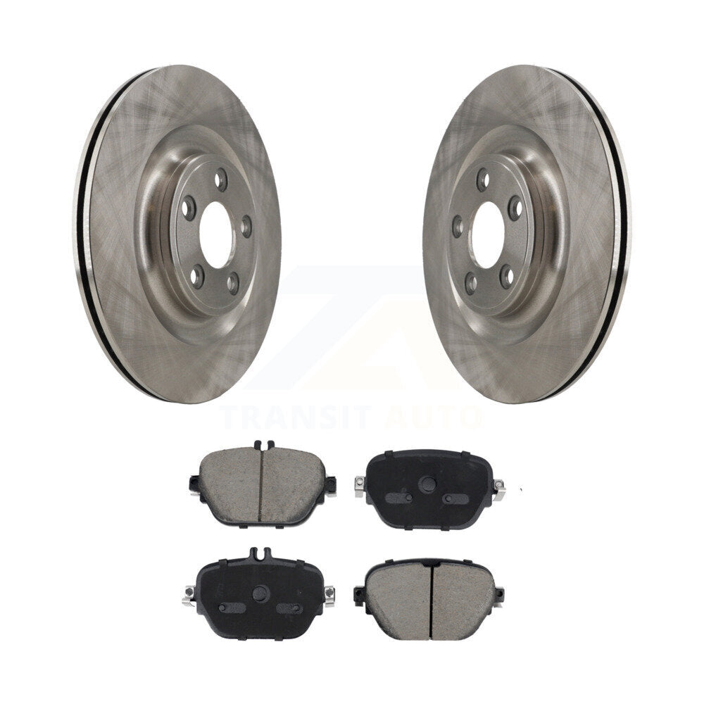 Brake Rotor & Ceramic Pad Rear Kit For Mercedes-Benz E400 E450 E53 AMG E43 CLS53