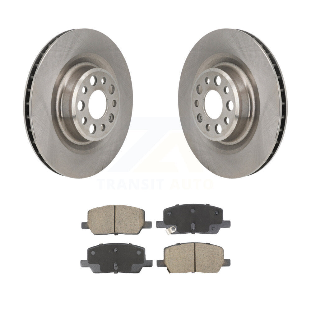 Disc Brake Rotors And Ceramic Pads Rear Kit For Tesla X S