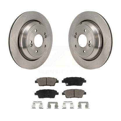 Disc Brake Rotors And Ceramic Pads Rear Kit For 2015 Kia K900 3.8L