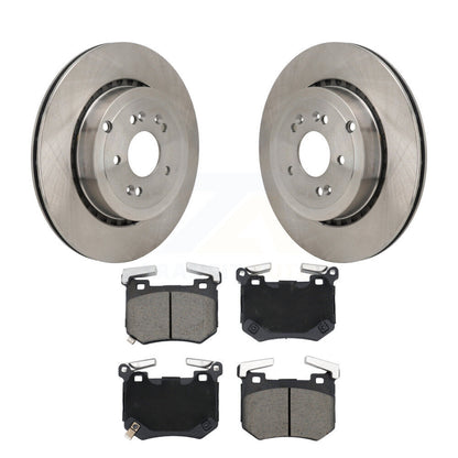 Disc Brake Rotors And Ceramic Pads Rear Kit For Genesis G70 Kia Stinger
