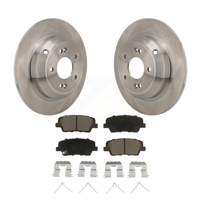 Disc Brake Rotors And Ceramic Pads Rear Kit For Genesis G70 Kia Stinger