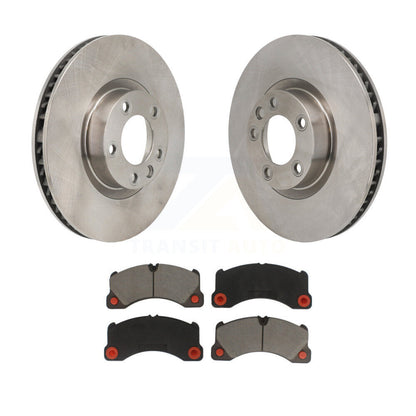 Disc Brake Rotors & Ceramic Pad Front Kit For Volkswagen Touareg Porsche Cayenne