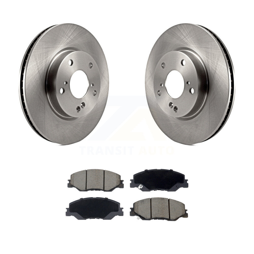 Disc Brake Rotors And Ceramic Pads Front Kit For Honda Civic Insight
