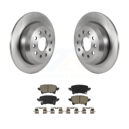 Disc Brake Rotors And Ceramic Pads Rear Kit For Jeep Wrangler