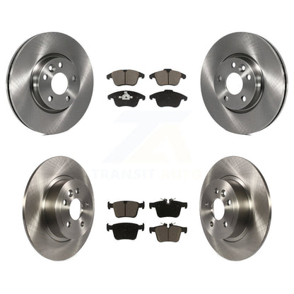 Disc Brake Rotors And Ceramic Pads Front Rear Kit For Land Rover Range Evoque