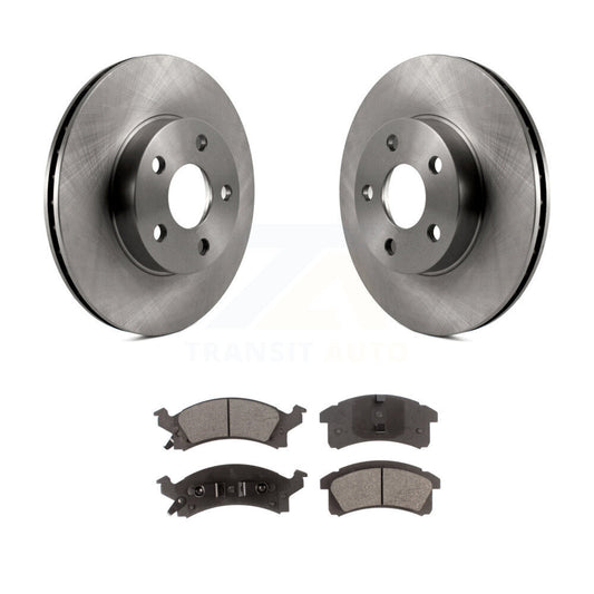 Brake Rotor & Semi-Metallic Pad Front Kit For Chevrolet Cavalier Pontiac Sunfire
