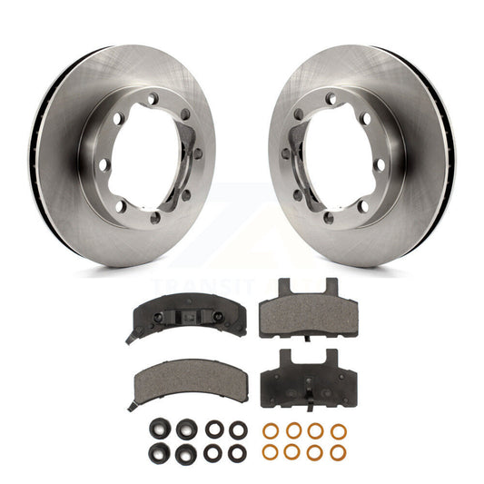 Brake Rotor & Semi-Metallic Pad Front Kit For GMC K2500 K1500 Suburban Chevrolet