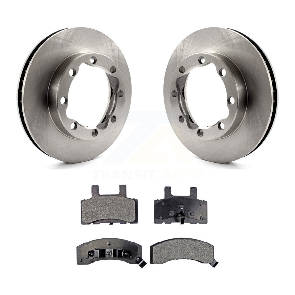 Brake Rotor & Semi-Metallic Pad Front Kit For K2500 Chevrolet GMC Dodge Ram 2500