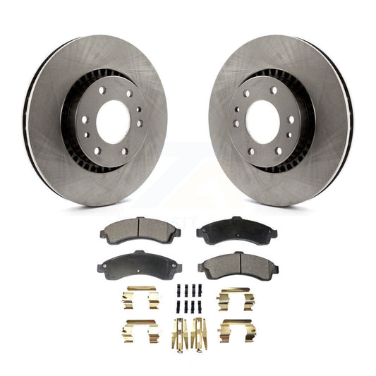 Brake Rotor & Semi-Metallic Pad Front Kit For Chevrolet GMC Trailblazer Envoy XL