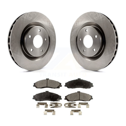 Disc Brake Rotor Semi-Metallic Pad Front Kit For Chevrolet Corvette Cadillac XLR
