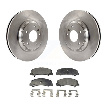 Brake Rotor & Semi-Metallic Pad Front Kit For Buick Lucerne Chevrolet Impala DTS
