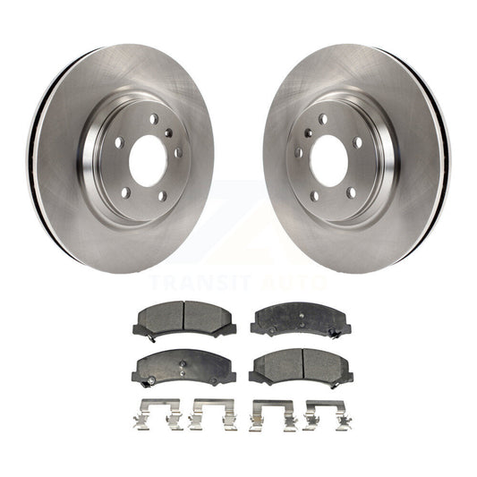 Brake Rotor & Semi-Metallic Pad Front Kit For Buick Lucerne Chevrolet Impala DTS