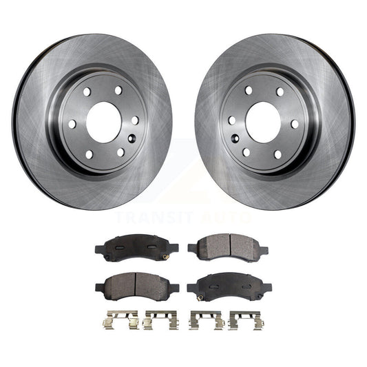 Brake Rotor & Semi-Metallic Pad Front Kit For GMC Acadia Buick Enclave Chevrolet