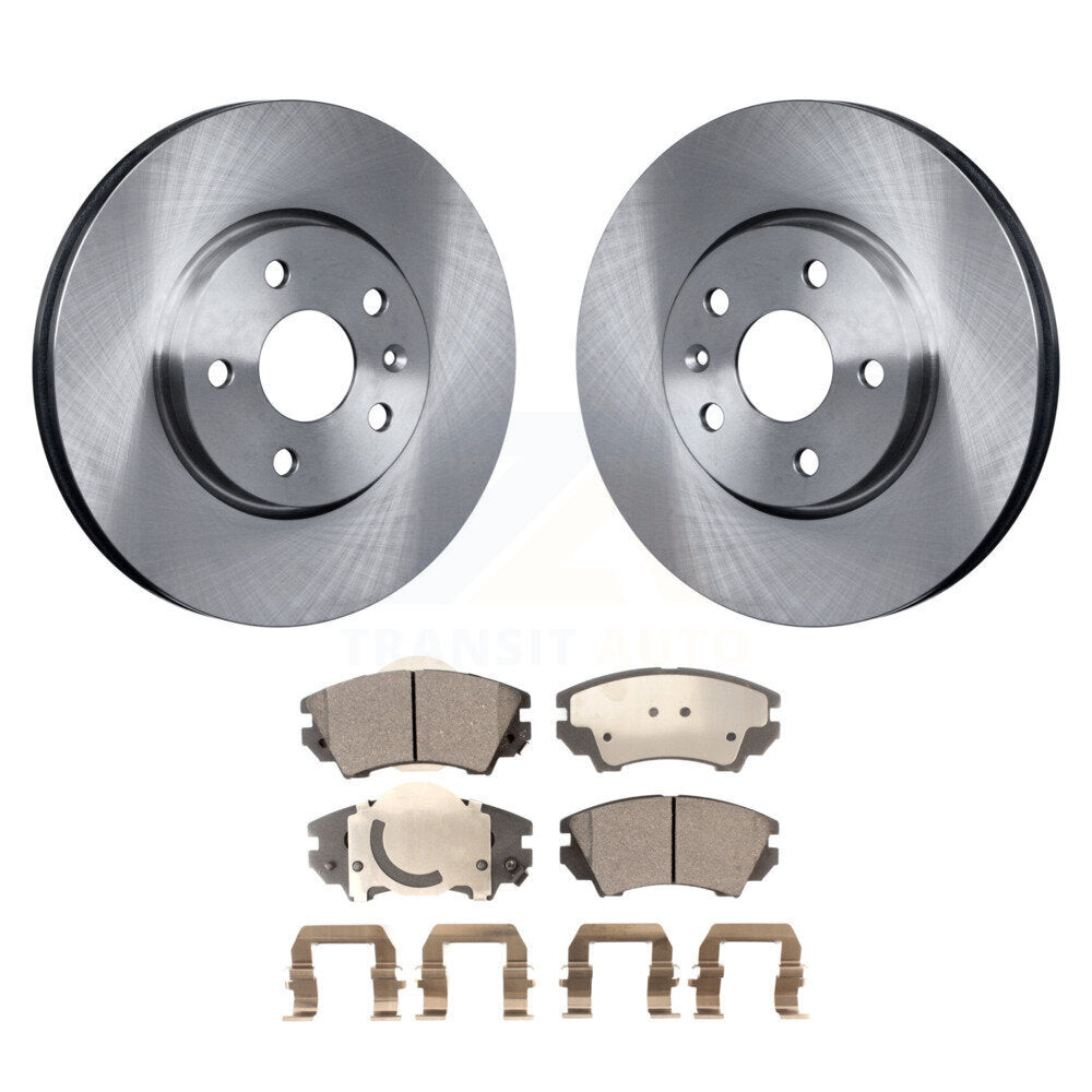 Disc Brake Rotors & Semi-Metallic Pad Front Kit For Chevrolet Camaro GMC Terrain