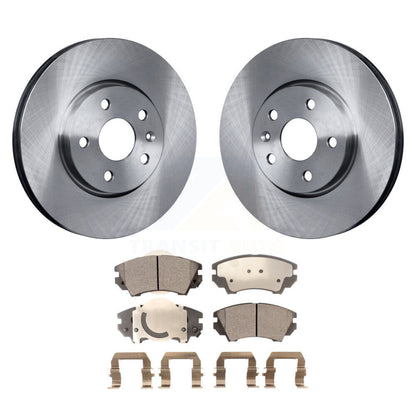 Disc Brake Rotors & Semi-Metallic Pad Front Kit For Chevrolet Camaro GMC Terrain