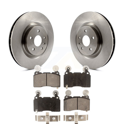 Disc Brake Rotors And Semi-Metallic Pads Front Kit For Chevrolet Camaro SS