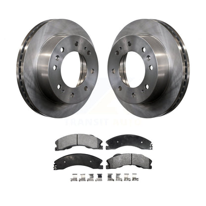 Brake Rotors & Semi-Metallic Pad Front Kit For GMC Chevrolet Sierra 2500 HD 3500
